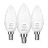 LEPRO 600059-WW-EU-3 LED-Lampe E14 C37 4,2W (40W-Äquivalent) 470lm 2700K Warmweiß 250° Abstrahlwinkel 3er-Pack