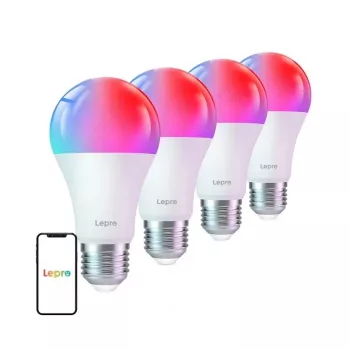 LEPRO B2 E27 Wi-Fi LED-Lampe Smart RGB+CCT 9W (60W-Äquivalent) 806lm Tunable White 2700K-6500K