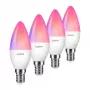LEPRO BC1-EU-4 C37 RGBCW Wi-Fi LED-Lampe E14 4,5W 400lm Tunable White + RGB Smart Kerzenlampe