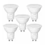 LEPRO GU10 LED-Lampe 4,5 W (entspricht 50 W), 345 lm, Tageslichtweiß 5000 K, 100° Abstrahlwinkel, nicht dimmbar, 5er-Pack