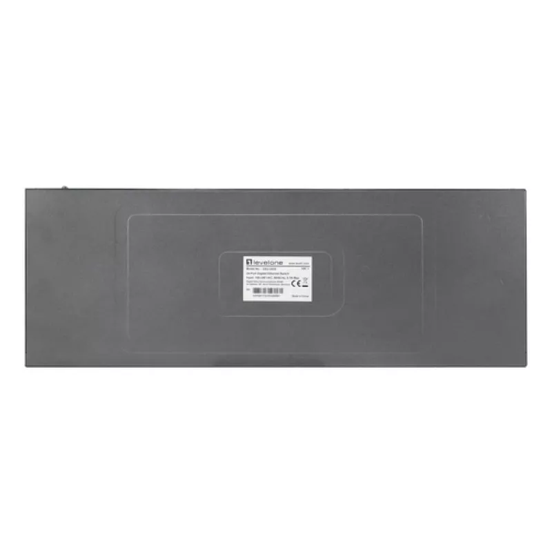 LevelOne GEU-2432 24-Port Gigabit Ethernet Switch, 4-Mode DIP Switch, 19 Zoll Rackmount, Unmanaged, Metallgehäuse