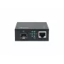 LevelONE GVM-2000 Smart Gigabit RJ45 zu SFP Media Converter, 19-Zoll Rack-Mount kompatibel, 10/100/1000 Mbps