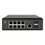 LevelOne Industrial PoE+ Switch 8x 2,5G PoE, 2x 1G, 2x 10G SFP+ Uplinks, Unmanaged, DIN-Schiene, IP30