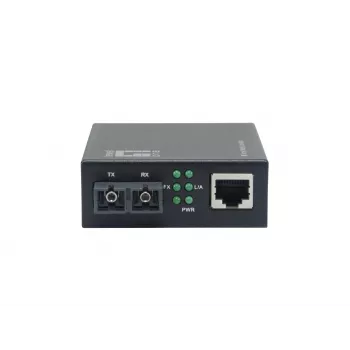LevelOne Smart Gigabit RJ45 zu SC Medienkonverter, Singlemode-Faser, 1310 nm, 20 km, 1000 Mbps