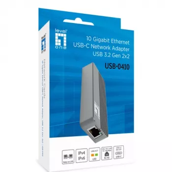 LevelOne USB-0410 USB 3.2 Gen 1 Type-A zu Gigabit-Ethernet-Adapter