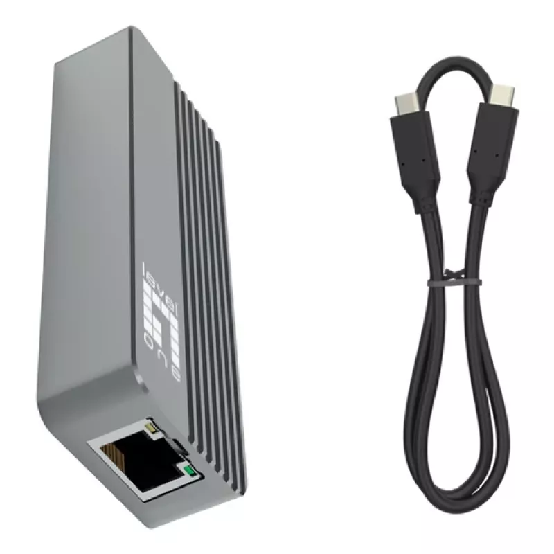 LevelOne USB-0410 USB 3.2 Gen 1 Type-A zu Gigabit-Ethernet-Adapter