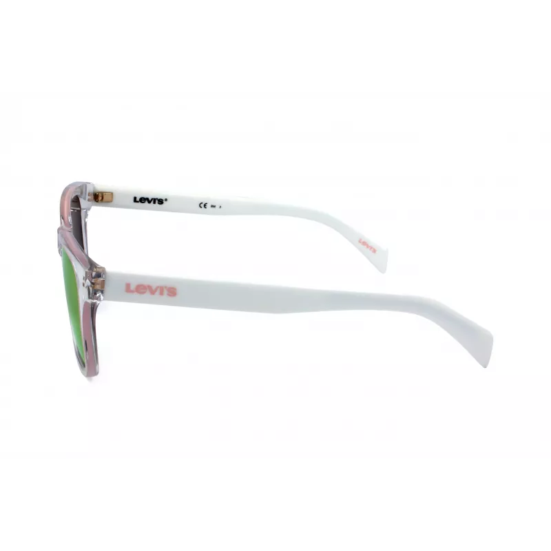 LEVI'S LV-1002-S-900 Unisex Rechteck-Sonnenbrille Schwarz/Grau 53mm