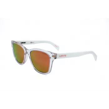 LEVI'S LV-1002-S-900 Unisex Rechteck-Sonnenbrille Schwarz/Grau 53mm