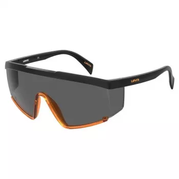 LEVI'S LV-1008-S-8LZ Unisex Sonnenbrille Havana Rahmen Grau Grün Polarisiertes Glas 55mm