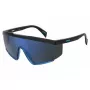 Levi's LV-1008-S-OY4 Unisex Shield Sonnenbrille - Schwarzer Rahmen Graue Gläser UV400
