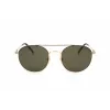 LEVI'S LV-1013-S-J5G Unisex Rechteck-Sonnenbrille - Schwarzer Rahmen, graue Gläser, 54 mm