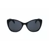 LEVI'S LV-1015-S-807 Damen eckige Sonnenbrille - Schwarzer Rahmen, graue Gläser, UV400-Schutz