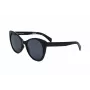 LEVI'S LV-1015-S-807 Damen eckige Sonnenbrille - Schwarzer Rahmen, graue Gläser, UV400-Schutz