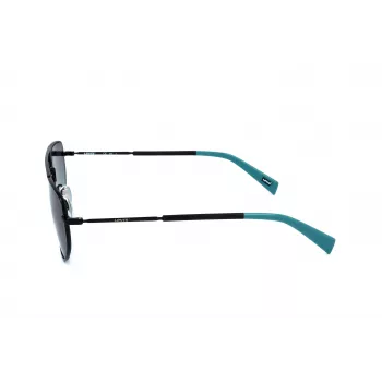LEVI'S LV-1018-S-807 Unisex-Sonnenbrille, Schwarzer Rahmen, Graue Gläser, 59 mm