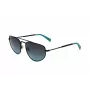 LEVI'S LV-1018-S-807 Unisex-Sonnenbrille, Schwarzer Rahmen, Graue Gläser, 59 mm