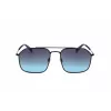 LEVI'S LV-1021-S-807 Unisex-Sonnenbrille - Schwarzer Acetatrahmen, graue Polycarbonatgläser, 58 mm