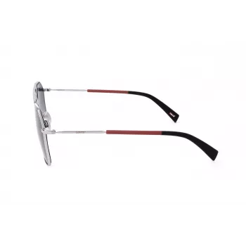 Levi's LV-1021-S-RD Unisex Sonnenbrille - Schwarzer Rahmen, Graue Gläser, 58 mm