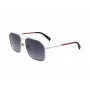 Levi's LV-1021-S-RD Unisex Sonnenbrille - Schwarzer Rahmen, Graue Gläser, 58 mm