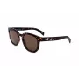LEVI'S LV-1022-S-086 Unisex Rechteck-Sonnenbrille - Havana-Gestell, braune Gläser, 51 mm