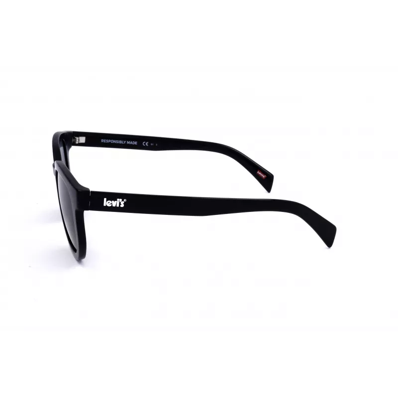 LEVI'S LV-1022-S-807 Unisex Square Sonnenbrille Schwarz/Grau 51mm
