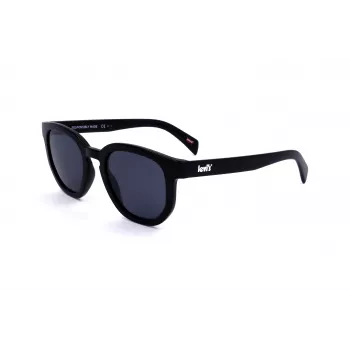 LEVI'S LV-1022-S-807 Unisex Square Sonnenbrille Schwarz/Grau 51mm