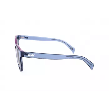 LEVI'S LV-1022-S-PJP Unisex Rechteck-Sonnenbrille - Havanna Acetatrahmen, grüne polarisierte Gläser, 51 mm