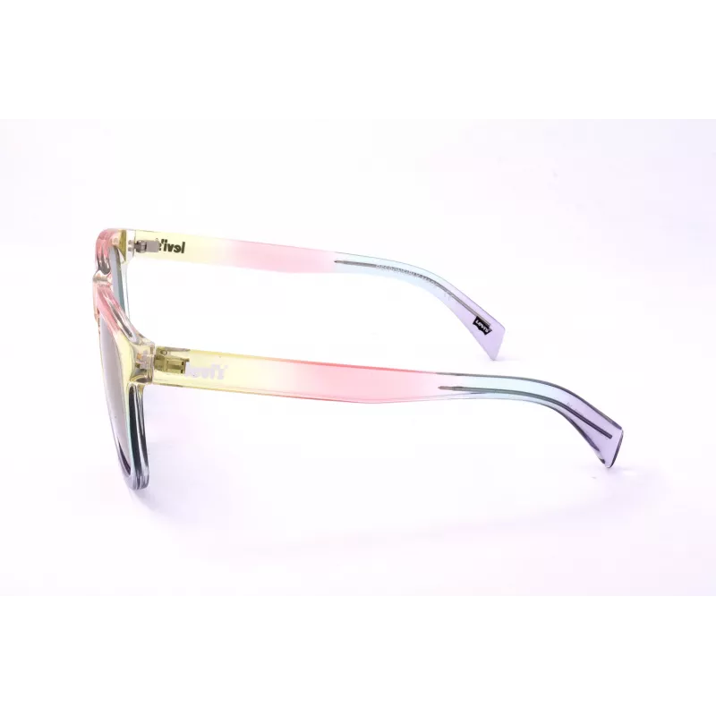 LEVI'S LV-1023-S-F74 Unisex Sonnenbrille Havanna Acetatrahmen Graue Polycarbonatgläser 53mm