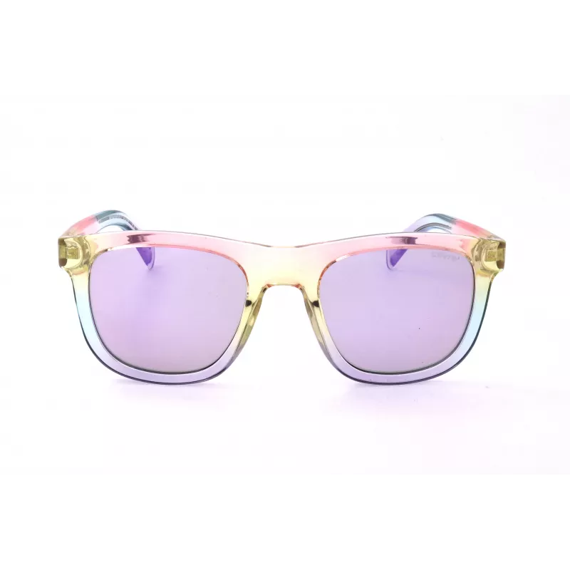 LEVI'S LV-1023-S-F74 Unisex Sonnenbrille Havanna Acetatrahmen Graue Polycarbonatgläser 53mm