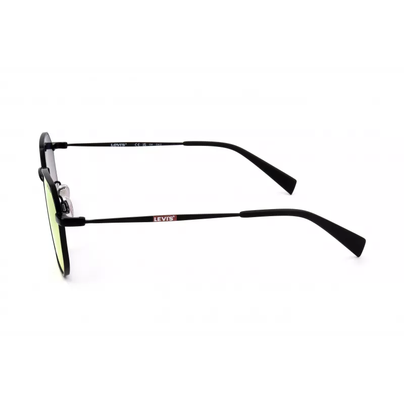 LEVI'S LV-1035-S-003 Unisex Sonnenbrille, Schwarzer Rahmen, Graue Gläser, 51/22/140 mm