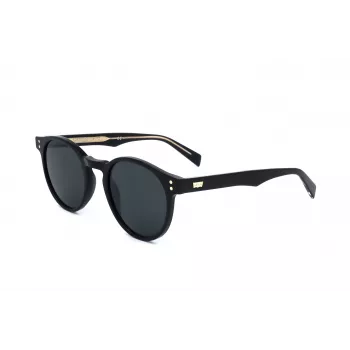 LEVI'S LV-5005-S-807 Herren-Sonnenbrille Schwarzer Rahmen Graue Gläser 50mm