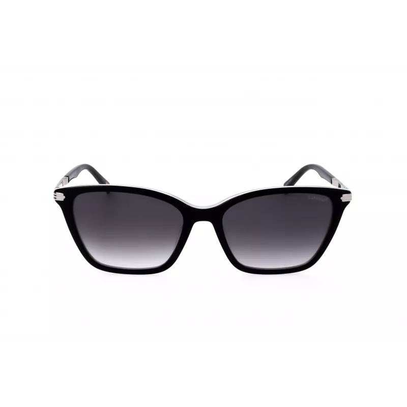 LEVI'S LV-5017-S-80S Damen-Sonnenbrille, eckig, graue Gläser, 55 mm