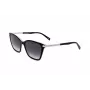 LEVI'S LV-5017-S-80S Damen-Sonnenbrille, eckig, graue Gläser, 55 mm