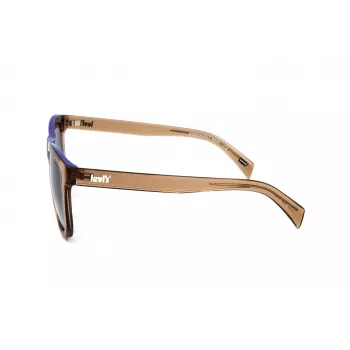 LEVI'S LV1023S09GB Unisex Sonnenbrille - Matt Schwarzer Rahmen, Graue Gläser, 53 mm