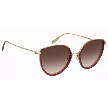 Levi's LV5011S09QF7H Damen-Sonnenbrille Havanna Acetat Braun Verlauf 56/17/145 mm