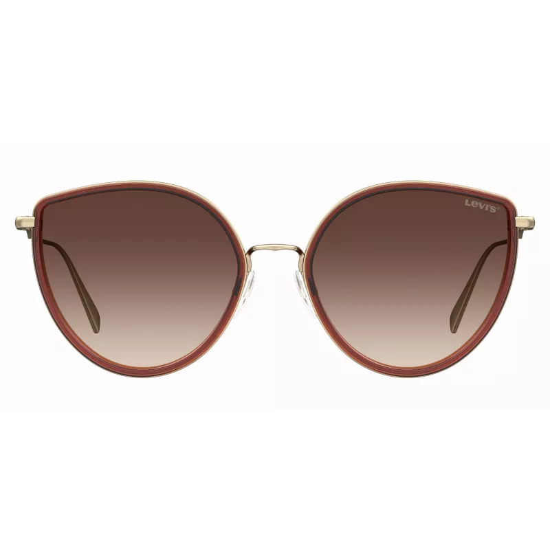 Levi's LV5011S09QF7H Damen-Sonnenbrille Havanna Acetat Braun Verlauf 56/17/145 mm