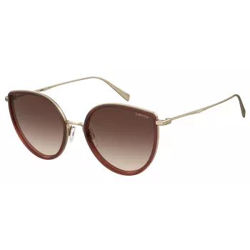 Levi's LV5011S09QF7H Damen-Sonnenbrille Havanna Acetat Braun Verlauf 56/17/145 mm