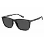 Levi's LV5020S807F7I Herren eckige Acetat-Sonnenbrille - Havana/Grün - 57/17/145 mm