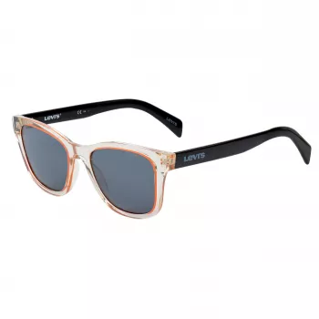 LEVIS LV1002S40GF3I Unisex Sonnenbrille - Schwarzer Rahmen, Graue Gläser, 53 mm