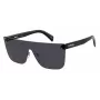 LEVIS Unisex Sonnenbrille LV1001SKB7J98 - Schwarzer Rahmen, graue Gläser, UV400-Schutz