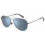 LEVIS Unisex Sonnenbrille LV1006SD3XG02 Square Black Frame Grey Polarized Lens 60/17/145 mm