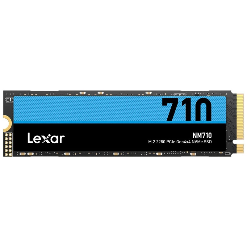 LEXAR NM710 500GB M.2 2280 PCIe Gen4x4 NVMe SSD - 5000MB/s Lesen, 2600MB/s Schreiben