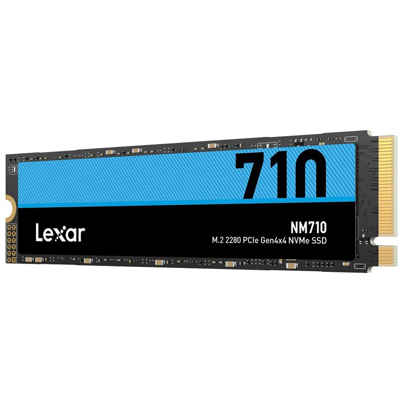 LEXAR NM710 500GB M.2 2280 PCIe Gen4x4 NVMe SSD - 5000MB/s Lesen, 2600MB/s Schreiben