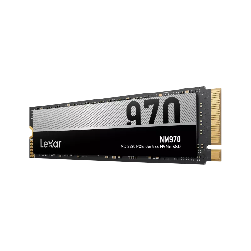 Lexar NM970 1TB PCIe Gen5x4 M.2 2280 NVMe SSD - 11000MB/s Lesen, 10000MB/s Schreiben