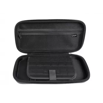 LEXIP Carry and Protect Case für Nintendo Switch / Switch OLED – Schwarze Hartschalen-EVA-Tragetasche