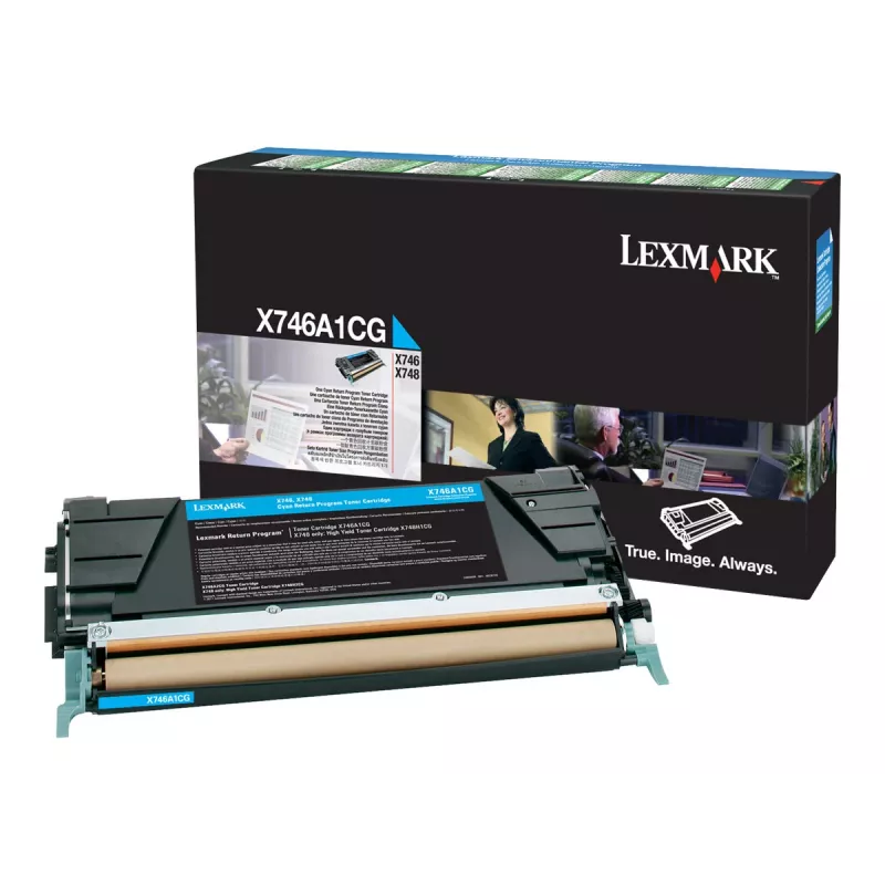 Lexmark X746A1CG Cyan Tonerkartusche - für X746de, X748de, X748dte
