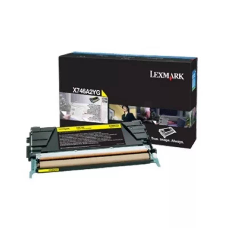 Lexmark X746A3YG Yellow Toner Cartridge für X746de, X748de, X748dte