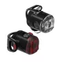 Lezyne LED-Lichtset USB-Paar – 200 Lumen vorne & 10 Lumen hinten, IPX7, integriertes USB-Laden