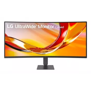 LG 34U620B-B 34 inch UltraWide WQHD VA Curved Gaming Monitor, 3440x1440, 144Hz, 5ms, HDR10, FreeSync Premium, 2x HDMI, DisplayPort, Schwarz