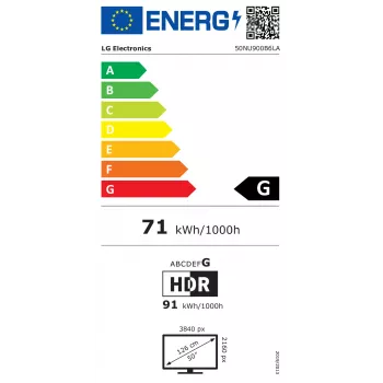 LG 50NU900B6LA 50 inch NanoCell LED 4K UHD Smart TV mit α7 Gen3 AI-Prozessor, webOS, Dolby Vision IQ, 120Hz, PVR
