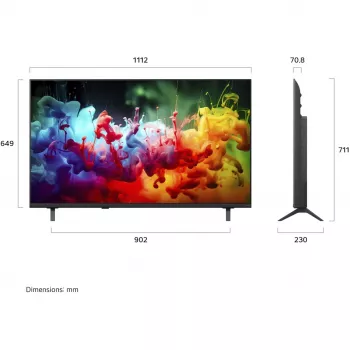 LG 50QNED7EB3C 50-Zoll QNED 4K Smart TV mit α5 Gen5 AI-Prozessor und webOS